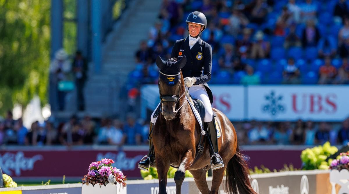 Maria von Essen efter VM-debuten: ”Jättehäftigt och jättekul att få rida här”