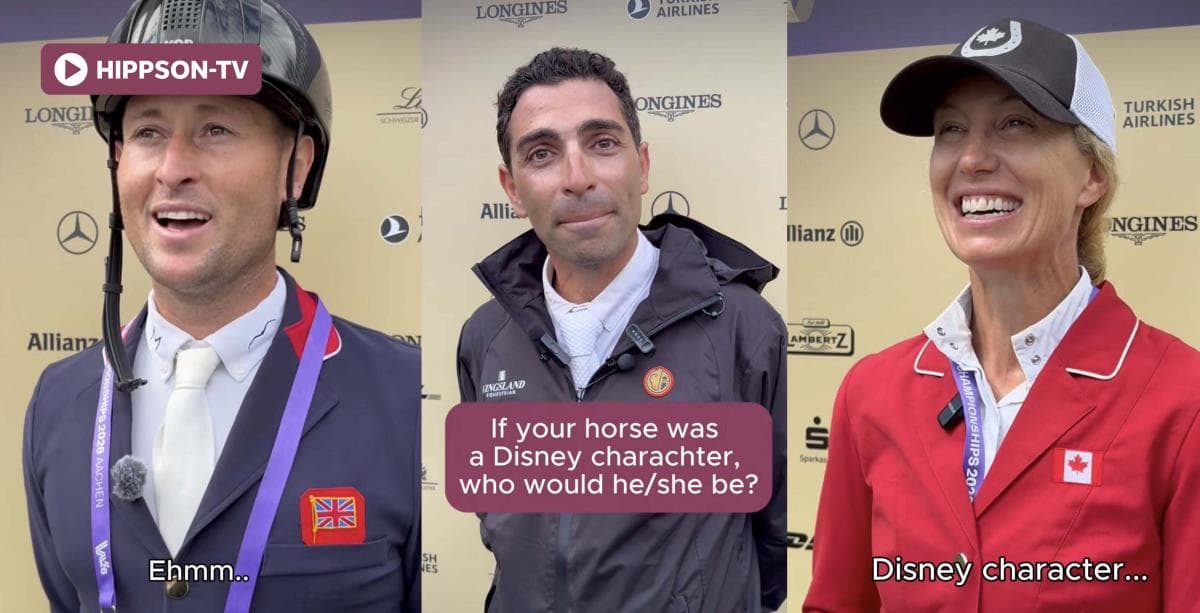 [HippsonTV] Så beskriver VM-ryttarna sina hästar som Disney-karaktärer