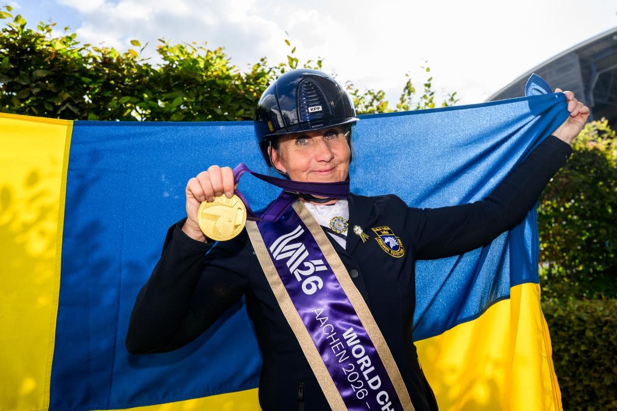 VM-guld till Lena Malmström: ”Det är helt otroligt”