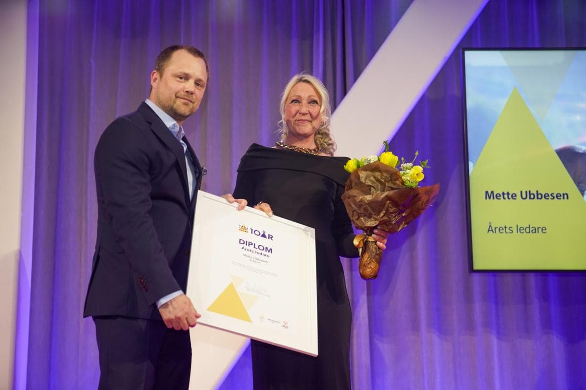 Mette Ubbesen utsedd till årets ledare på Parasportgalan