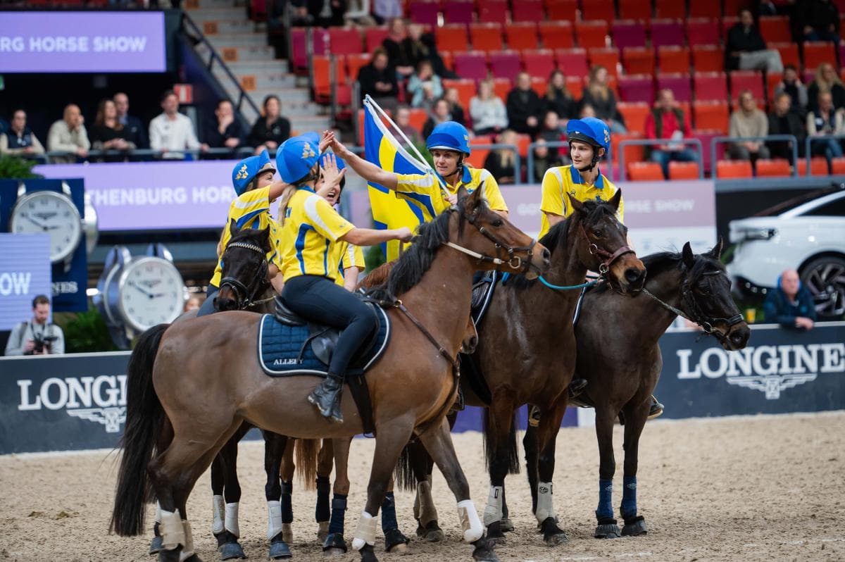 Landslagsryttarna dominerade Lag-SM i mounted games