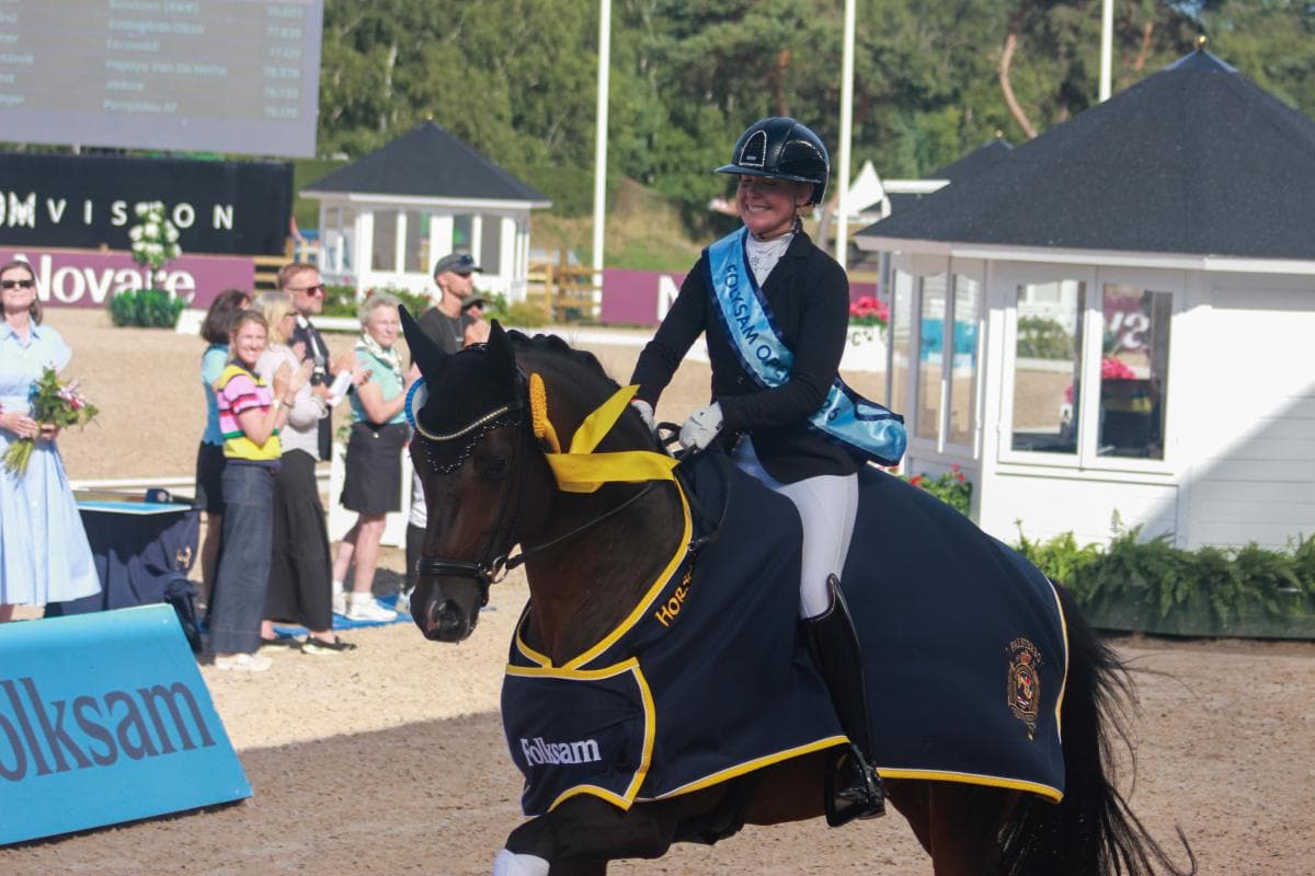 Sofie Lexner dominerade sexårsfinalen – med seger och tredjeplats