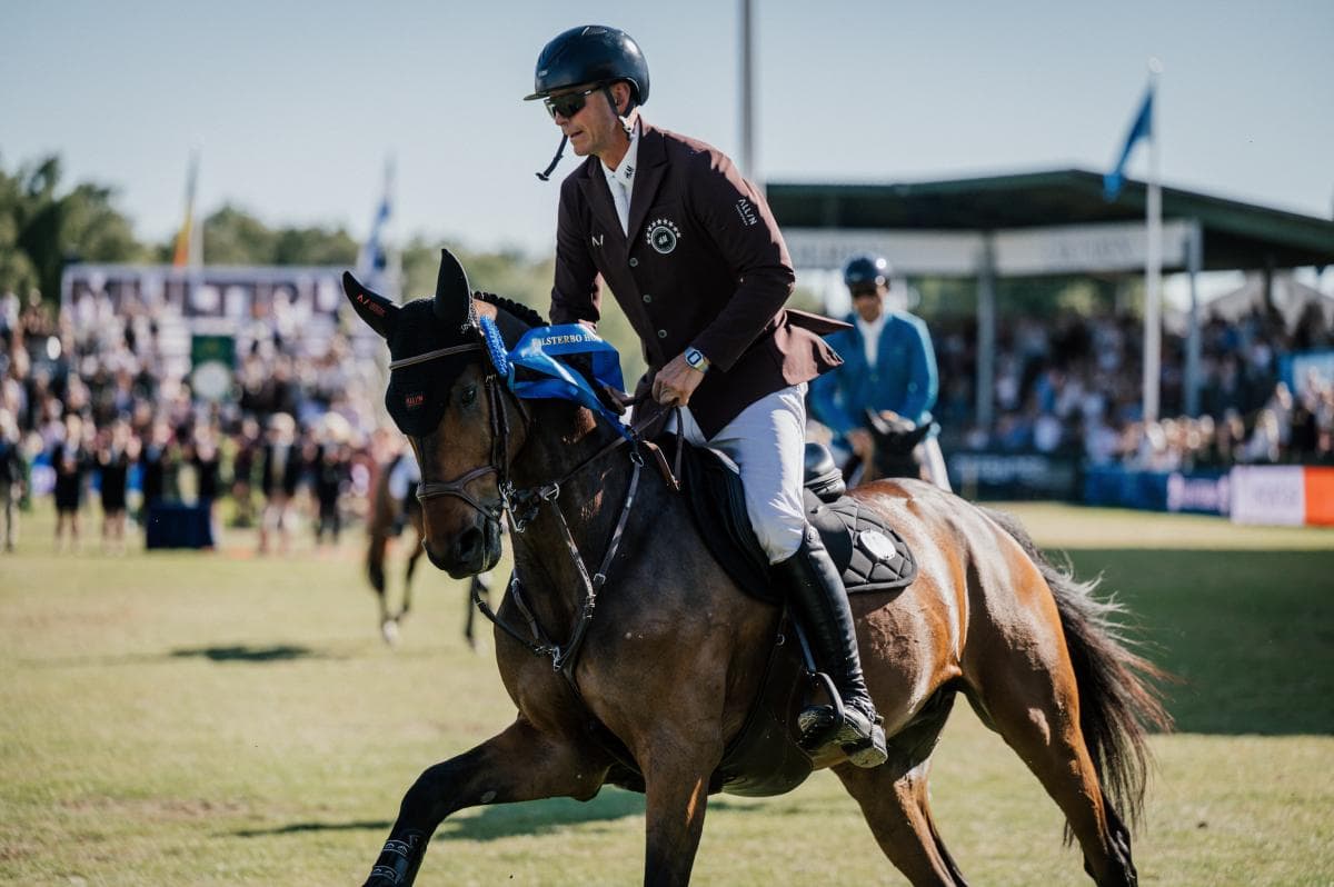 Peder Fredricson satte pressen – tog andraplatsen i Falsterbo Derby