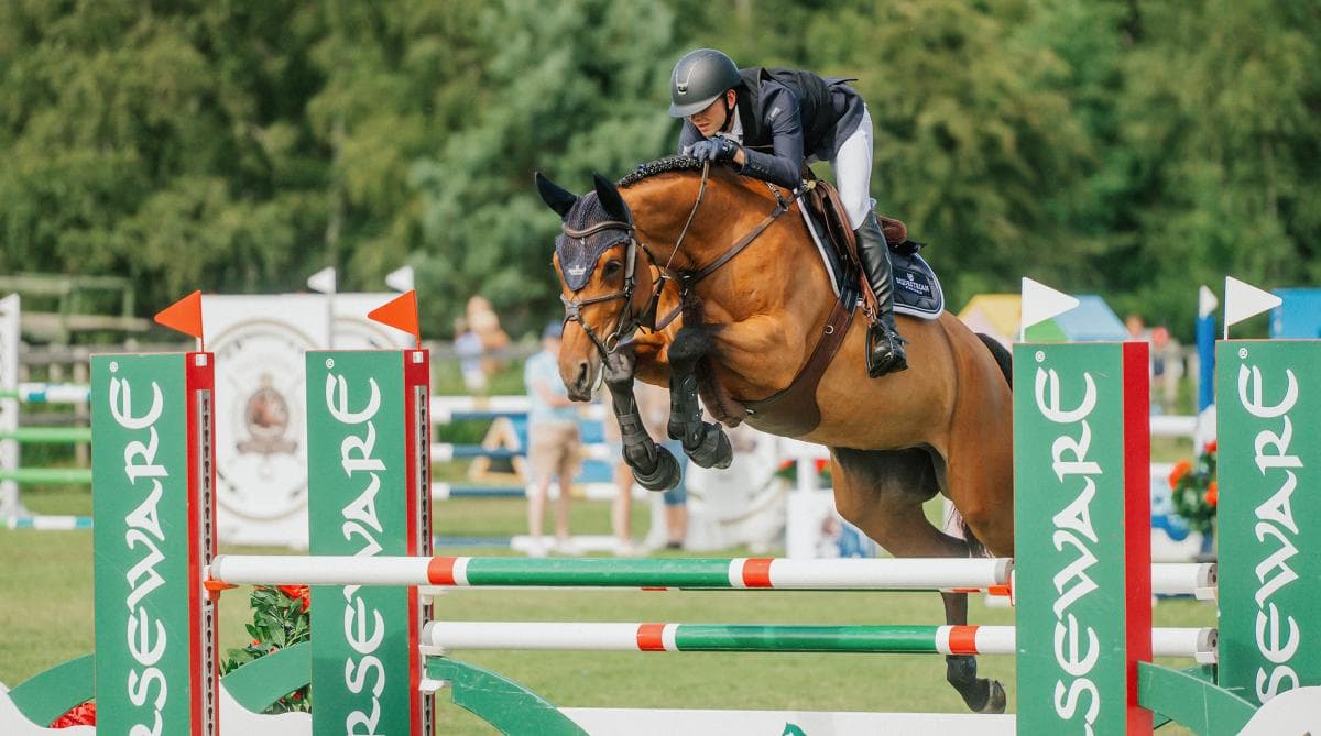 De är aktuella för unghäst-VM i hoppning