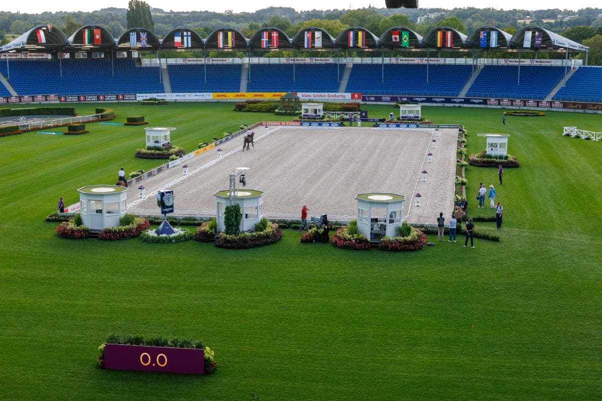 Två ekipage eliminerades efter Grand Prix i Aachen