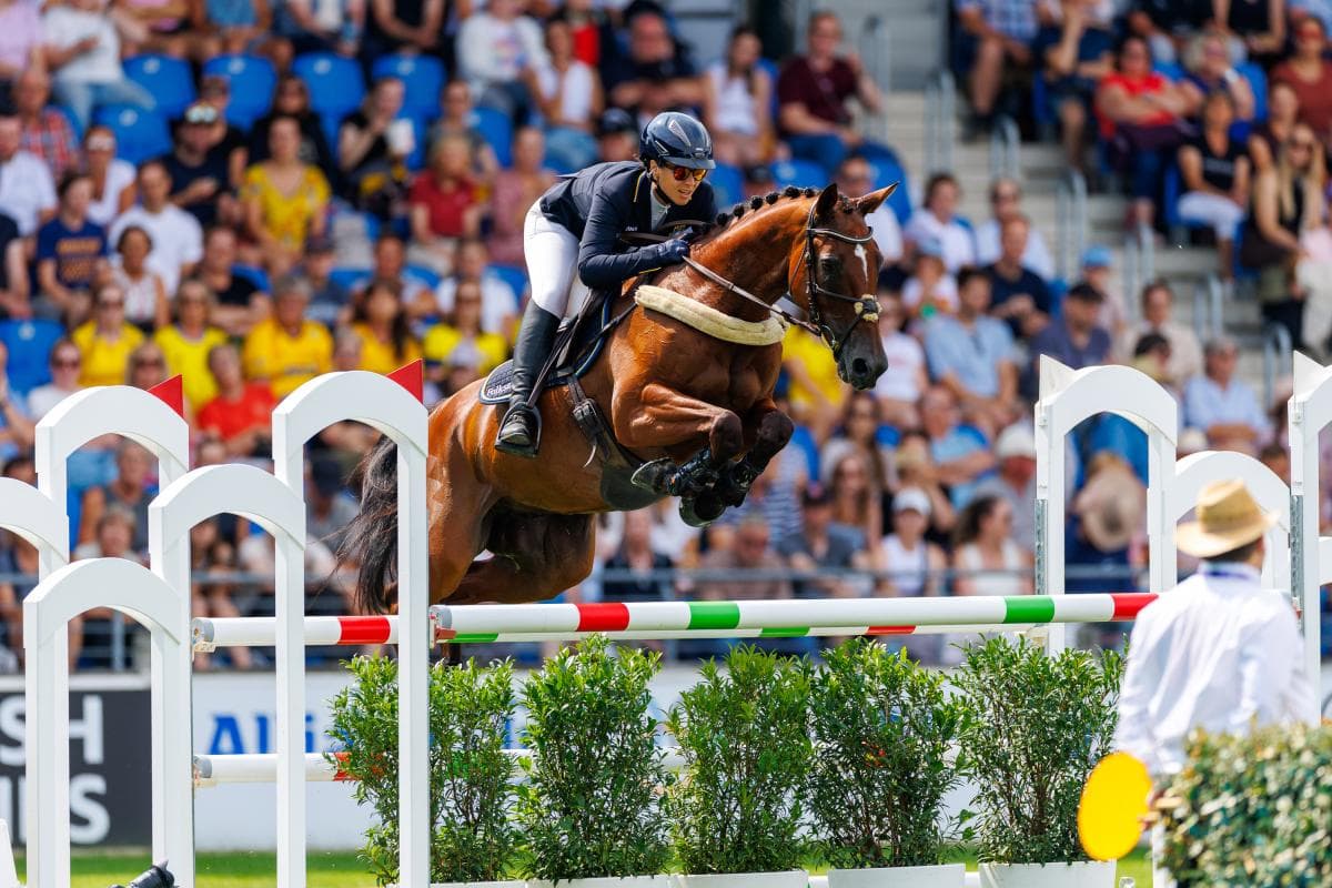 Sofia Sjöborg felfri i hoppningen: "I dag flög hon verkligen"
