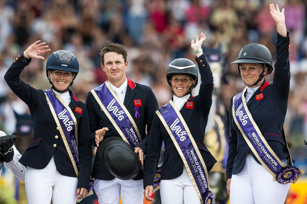 Brittiskt VM-guld i fälttävlan efter stor press: ”Det finns en lättnad efteråt”