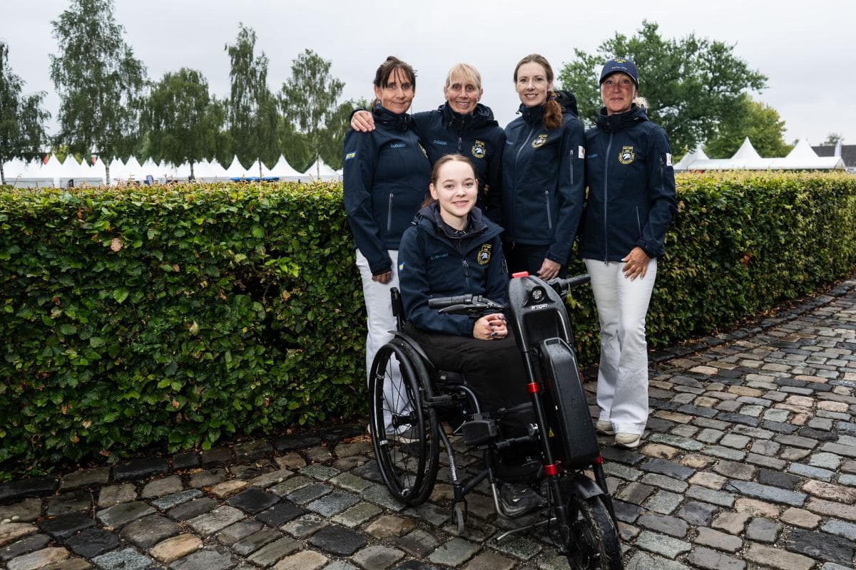 Svenska paradressyrhästarna godkända – klara för VM-start