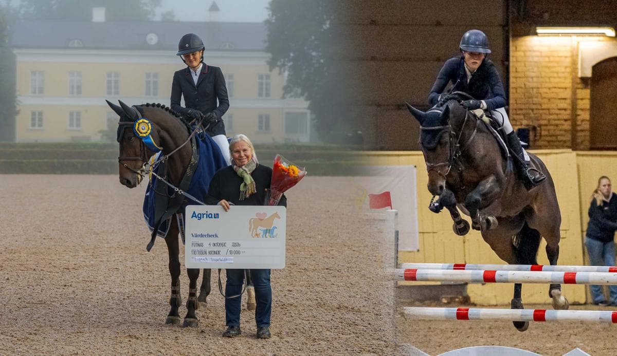 Beata Hermelin och Oman vd Watermolen vann sjuårsfinalen